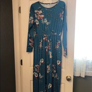 Floral maxi dress